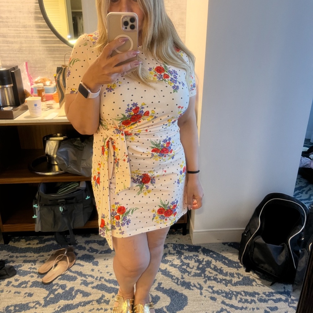 Sézane Pippa Short Dress – Poppy Print